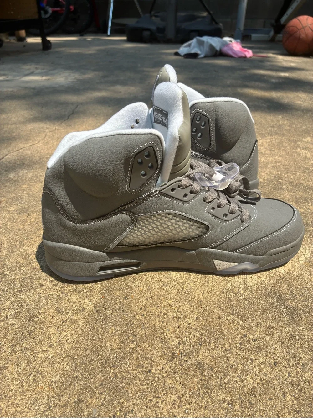 Nike Men’s Air Jordan 5 Sneakers - Grey | Size 8.5